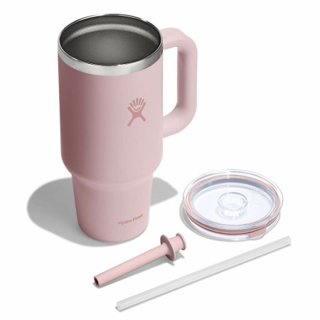 Thermotasse Hydro Flask 32 Oz Travel Tumbler Clear Lid