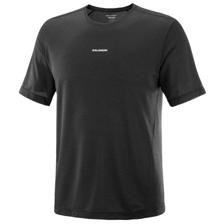 Herren-T-Shirt Salomon Shakeout Core SS TEE M schwarz Deep Black