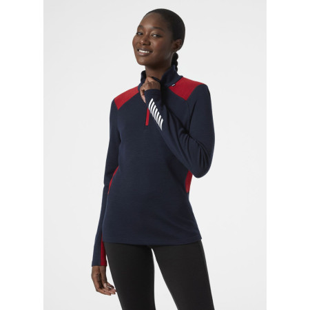 Damen-Funktionsshirt Helly Hansen W Lifa Merino Midweight 1/2 Zip