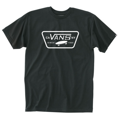 Herren-T-Shirt Vans MN Full Patch schwarz Black/White
