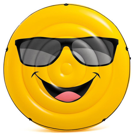 Aufblasbarer Smiley Intex Cool Guy Island gelb