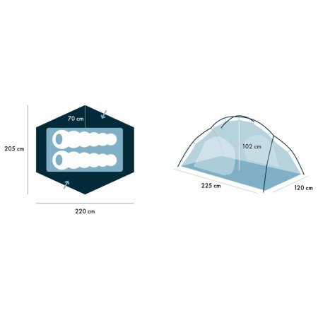 Ultraleichtes Zelt Warg Elite 2