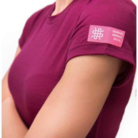 Damen-T-Shirt Sensor Merino Wool Active kr.r.