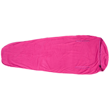 Schlafsackeinlage Warmpeace Polartec Micro Mummy 180 cm rosa Berry