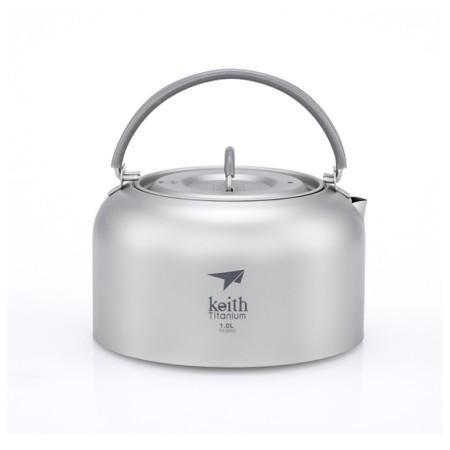 Kanne Keith Titanium Titanium Kettle 1 L grau