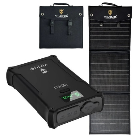 Sets Viking Technology Powerbank Viking VIDAR I und Solarmodul Viking L60 PD