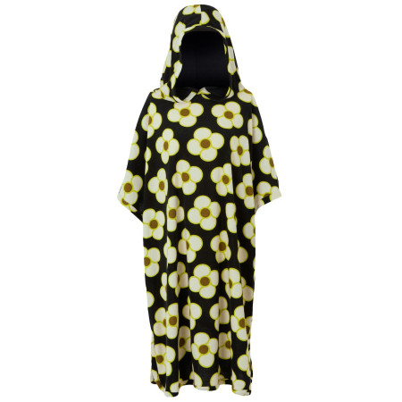 Poncho Regatta Orla Towelling Robe II schwarz/gelb SpinFlwrBlck