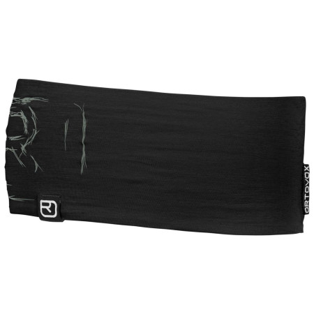 Stirnband Ortovox 120 Tec Logo Headband schwarz black raven