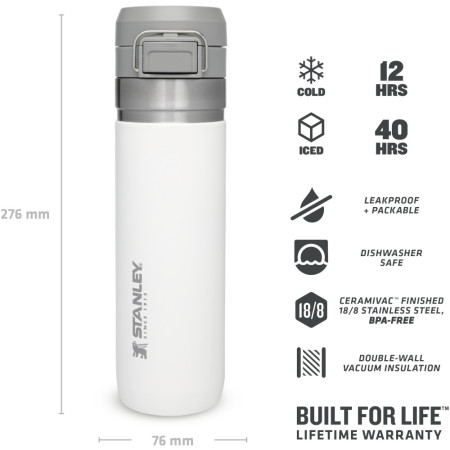 Thermoflasche Stanley Go Flip 700 ml