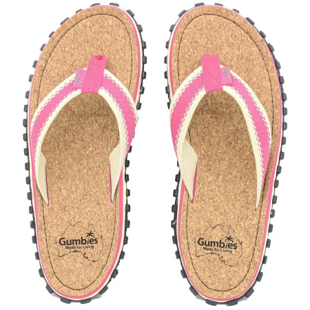 Flip-Flops Gumbies Corker Natural Cork - Pink rosa