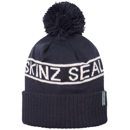 Wasserdichte Mütze SealSkinz Heacham dunkelblau/weiß Navy