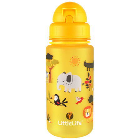 Kindertrinkflasche LittleLife Water Bottle 400 ml gelb Safari