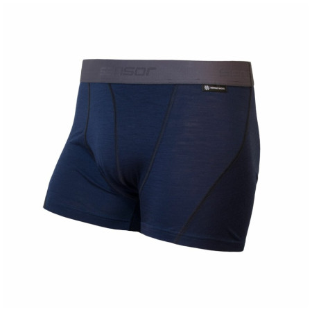 Herrenshorts Sensor Merino Active Deep Blue blau Deep Blue