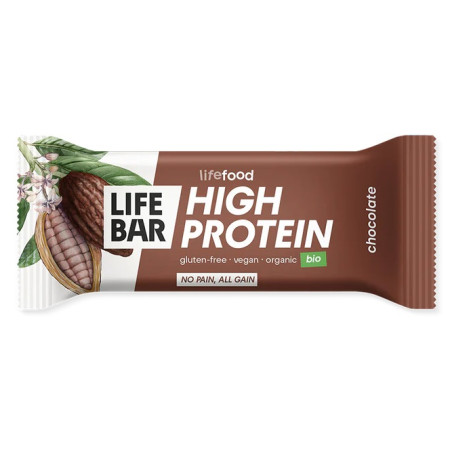 Riegel Lifefood Lifebar Oat Snack Protein čokoládový BIO 40 g