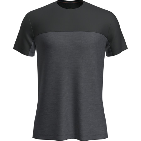 Herren-Funktionsshirt Icebreaker Men Merino 125 Cool-Lite™ Sphere III SS Tee Colour Block grau/schwarz Graphite Heather/Black/Cb