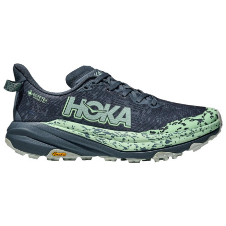 Damen Laufschuhe Hoka W Speedgoat 6 Gtx blau/grün Thunder Cloud / Mint Fluorite