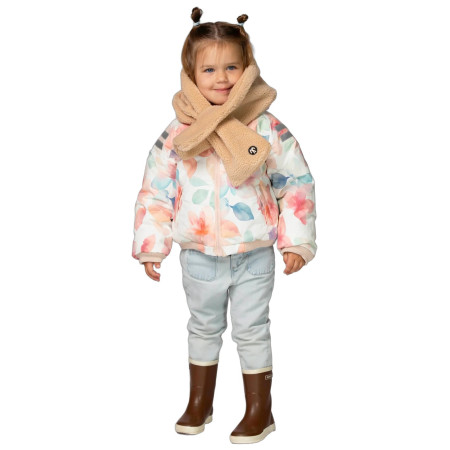 Kinder Winterjacke DucKsday Reversible Jacket Bliss/Sherpa růžová/hnědá Pastel/Pink