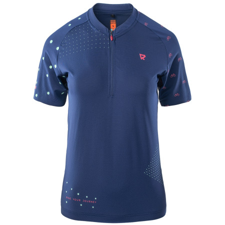 Damen-Radtrikot Radvik Delta LDS blau Medieval Blue/Azalea