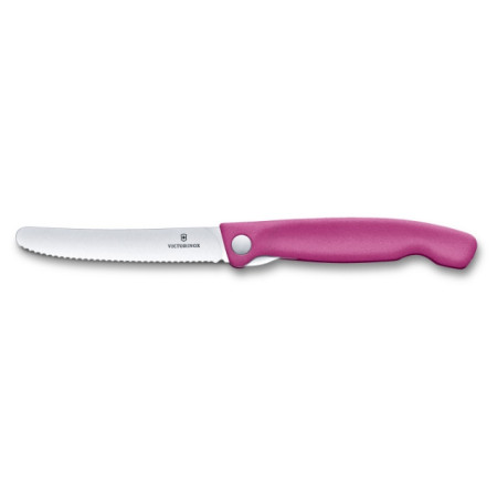Klappmesser Victorinox Swiss Classic - gewellte Klinge rosa Pink
