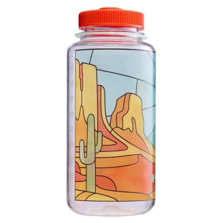 Flasche Nalgene Wide Mouth 1l Clear Stained Glass