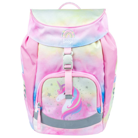 Schulranzen Baagl Airy rosa růžová (rainbow unicorn)