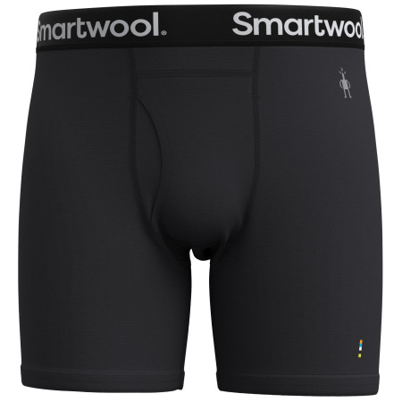 Herren-Boxershorts Smartwool M Merino Boxer Brief Boxed schwarz Black