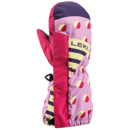 Kinderhandschuhe Leki Little Paw Mitt Long rosa/rot orchid-berry