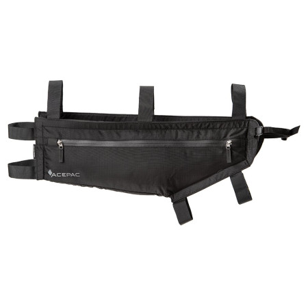 Fahrradtasche für den Rahmen Acepac Zip frame bag MKIII L schwarz Black