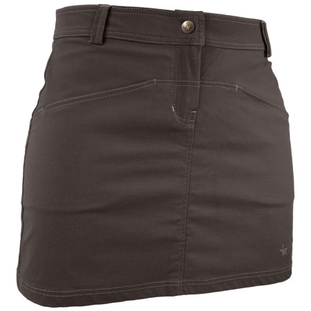Damenrock Warmpeace Durango schwarz black coffee