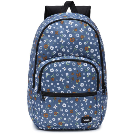 Damenrucksack Vans RANGED 2 PRINTS BACKPACK-B blau Vintage Indigo