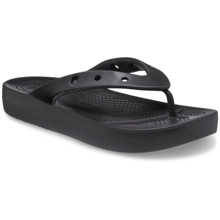 Damen Flip-Flops Crocs Classic Platform Flip W schwarz Black