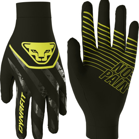 Handschuhe Dynafit Trail Reflective Gloves schwarz/gelb 0911 - black out/5A30