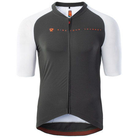 Herren Radtrikot Radvik Echo Gts weiß/schwarz Bright White/Forest Night