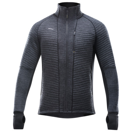 Herren Funktions-Sweatshirt Devold Tinden Spacer Man Jacket schwarz Anthracite