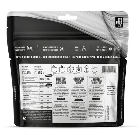 Trekkingnahrung Lyo food Chicken Tikka-Masala 370 g