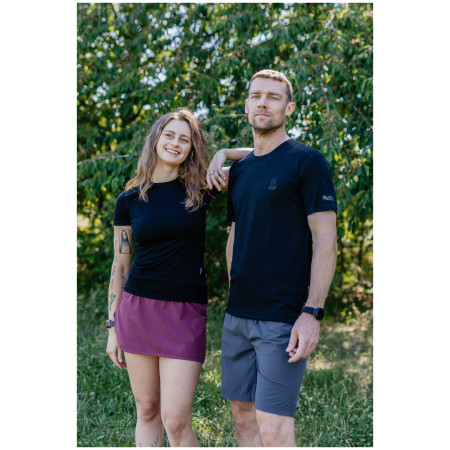 Herren-T-Shirt Zulu Merino Fire 160 Short Comfy