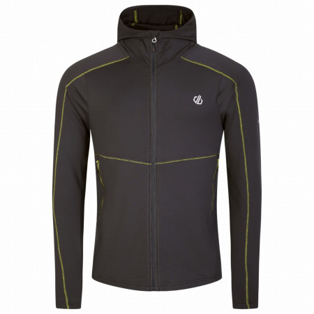 Herren-Sweatshirt Dare 2b Assimilate Core Str grau/gelb Ebony/NeonSp
