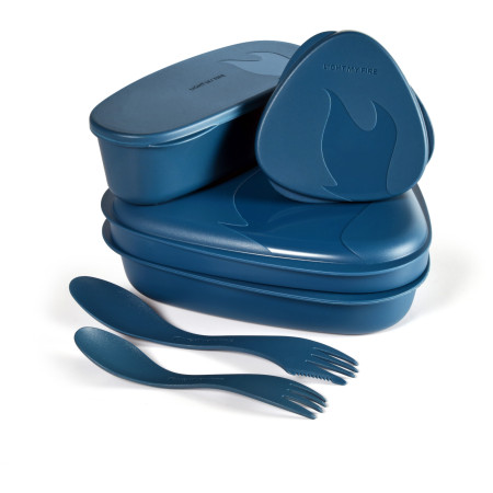 Geschirrset Light My Fire LunchKit 2.0 blau hazyblue
