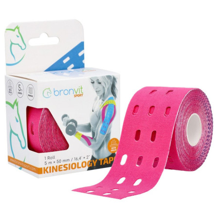 Tapeband BronVit Sport Kinesio Tape perforiert