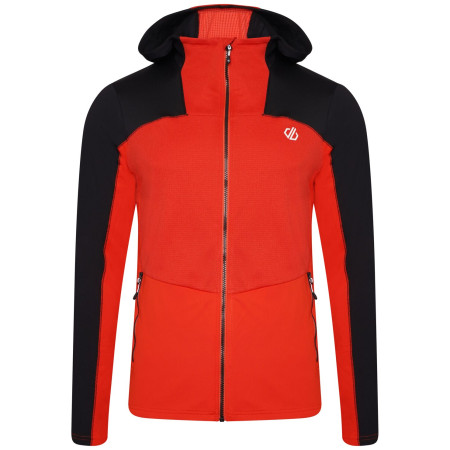 Herren-Sweatshirt Dare 2b Revive II Core Stretch rot/schwarz Infared/Blck