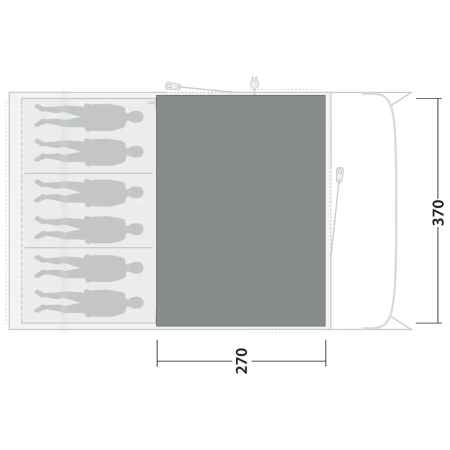 Zeltteppich Outwell Cozy Carpet Denver 6