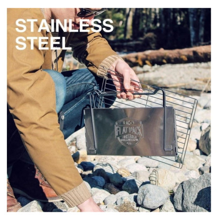 Faltgrill UCO Flatpack Grill & Firepit 35 x 25 cm