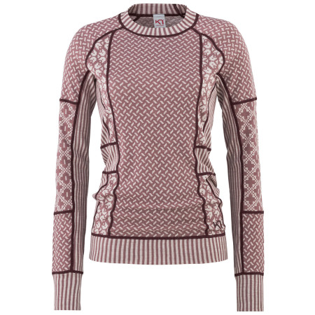 Damen-Funktionsshirt Kari Traa Smekker Ls rosa/rot Taupe