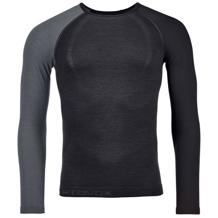Herren-T-Shirt Ortovox Competition Light LS M schwarz/grau BlackRaven