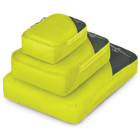Verpackungsset Osprey Ultralight Packing Cube S/M/L grün Electriclim