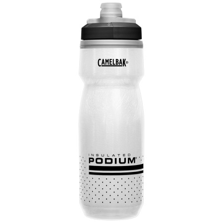 Fahrradflasche Camelbak Podium Chill 0,62l weiß White/Black