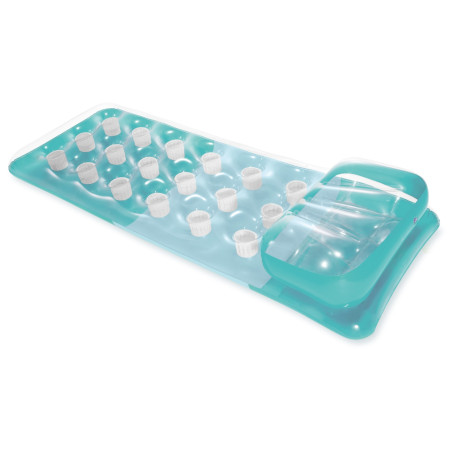 Aufblasbare Luftmatratze Intex 18-Pocket Fashion Mats 58890EU hellblau