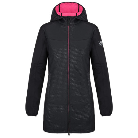 Damenmantel Loap Ura schwarz Tap Shoe/Pink