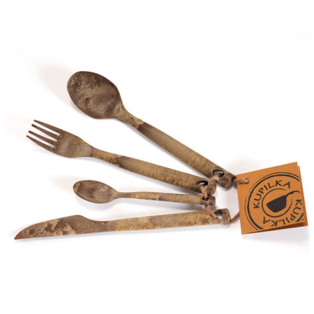 Besteckset Kupilka Cutlery braun Brown