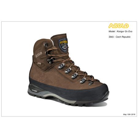 Herren Lederstiefel Asolo Kongur EVO GV MW braun brown/A519